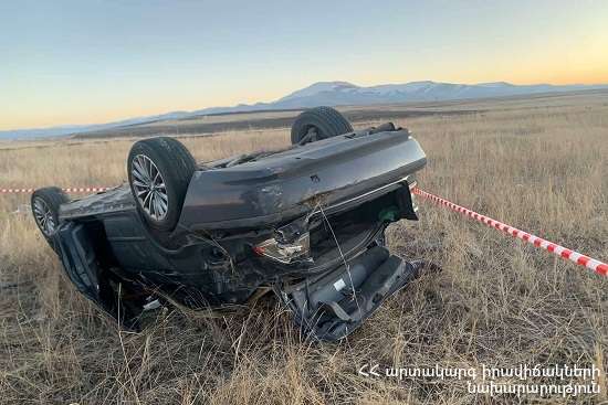 ДТП на трассе Апаран-Ереван, есть пострадавшие