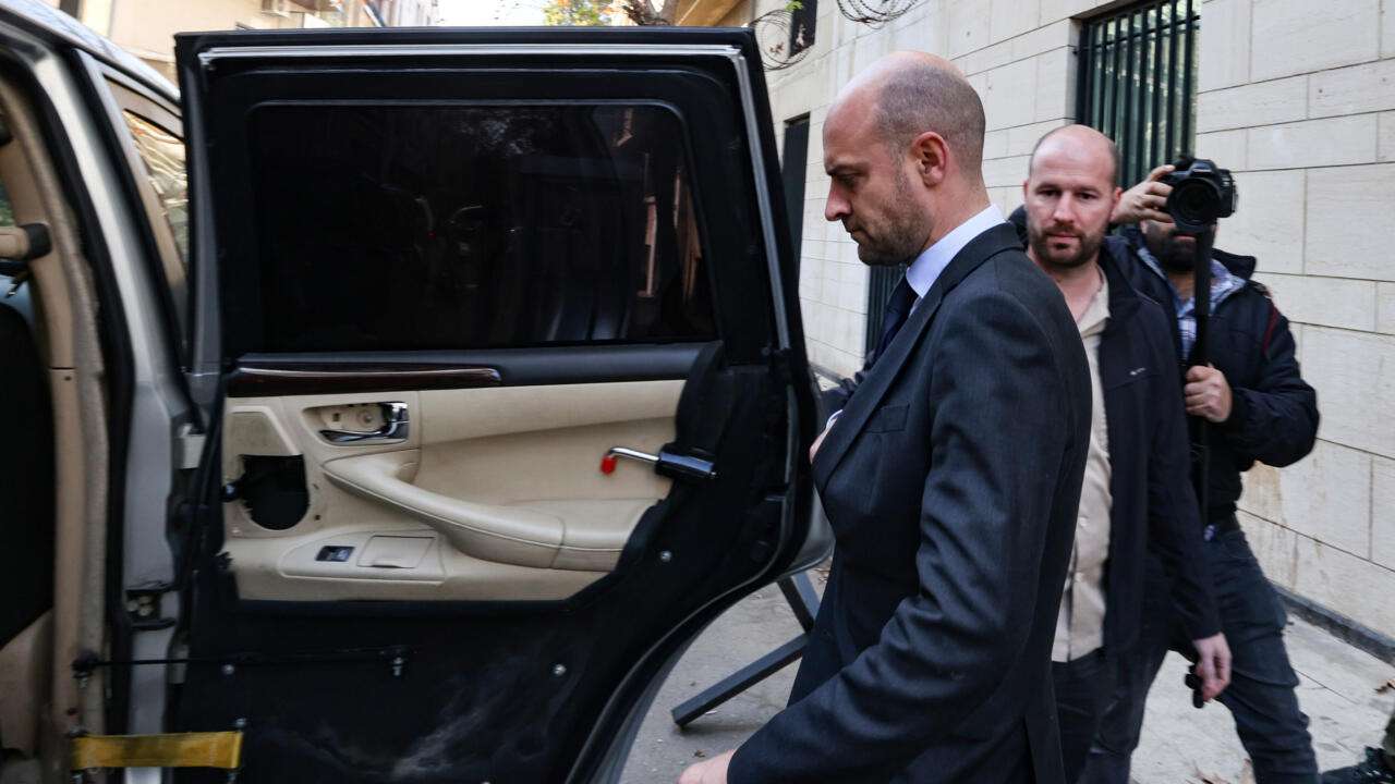 The foreign ministers of France and Germany arrived in Damascus