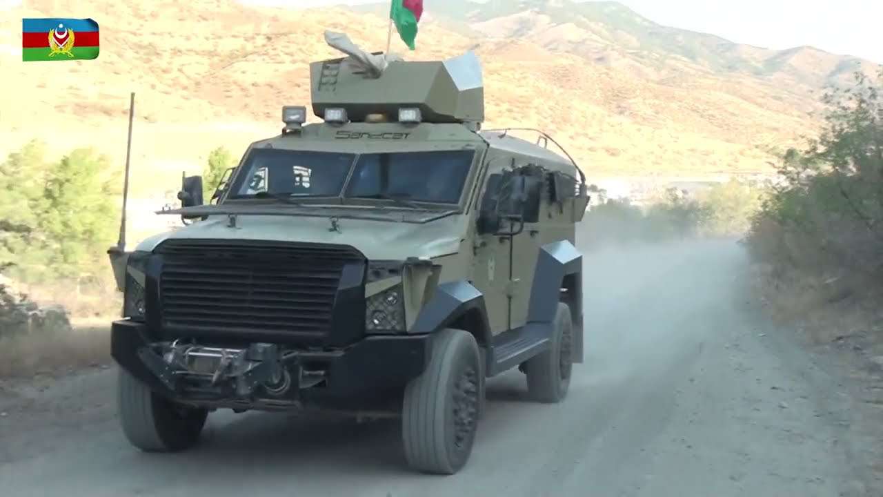 В Лачине разбился военный автомобиль Азербайджана, двое военнослужащих погибли