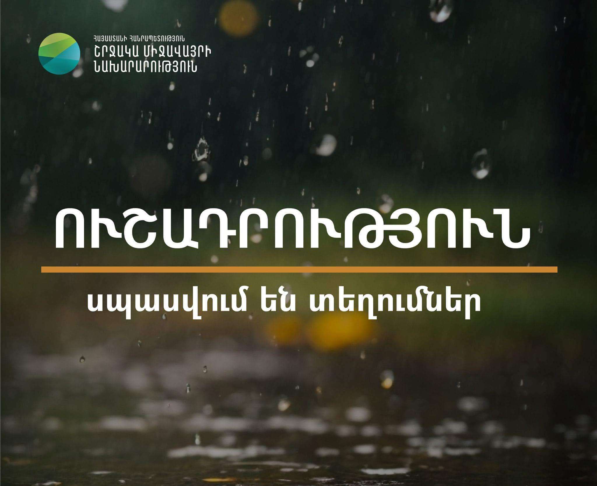 Precipitation is expected