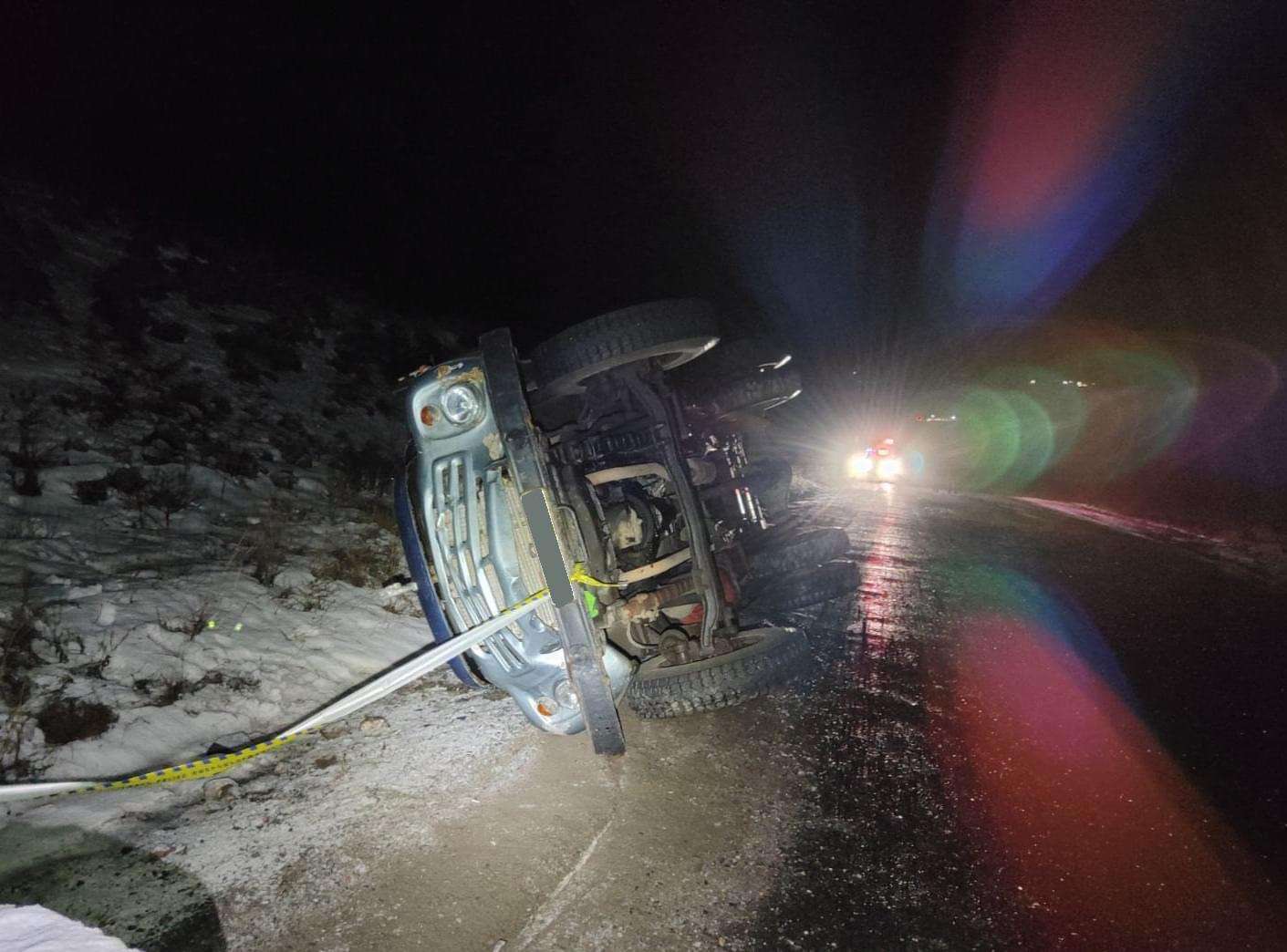 Սիսիան-Գորիս ավտոճանապարհին 3 բեռնատար է կողաշրջվել