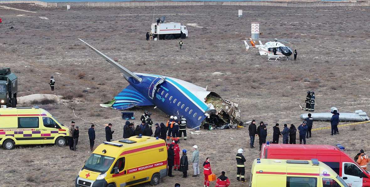 "The representatives of the Russian Federation are responsible for the destruction of the plane." Aliev