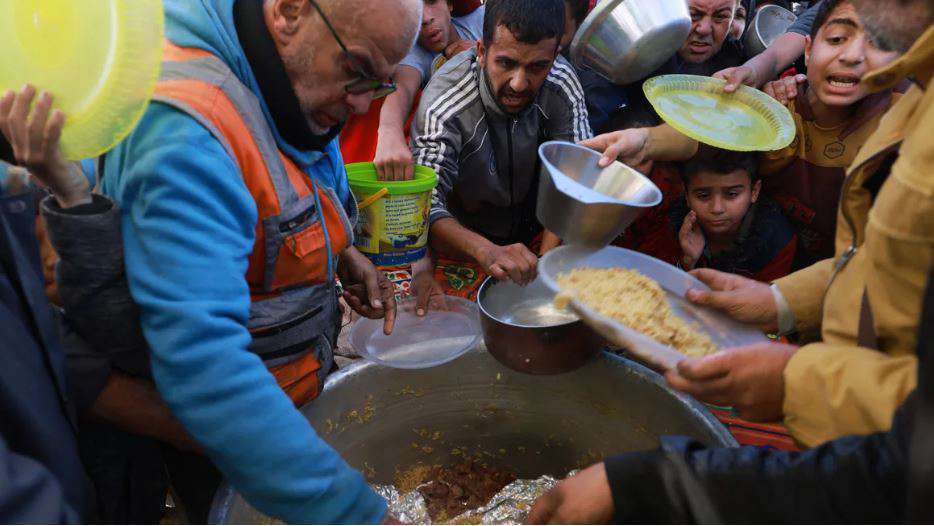 There is hunger in Gaza