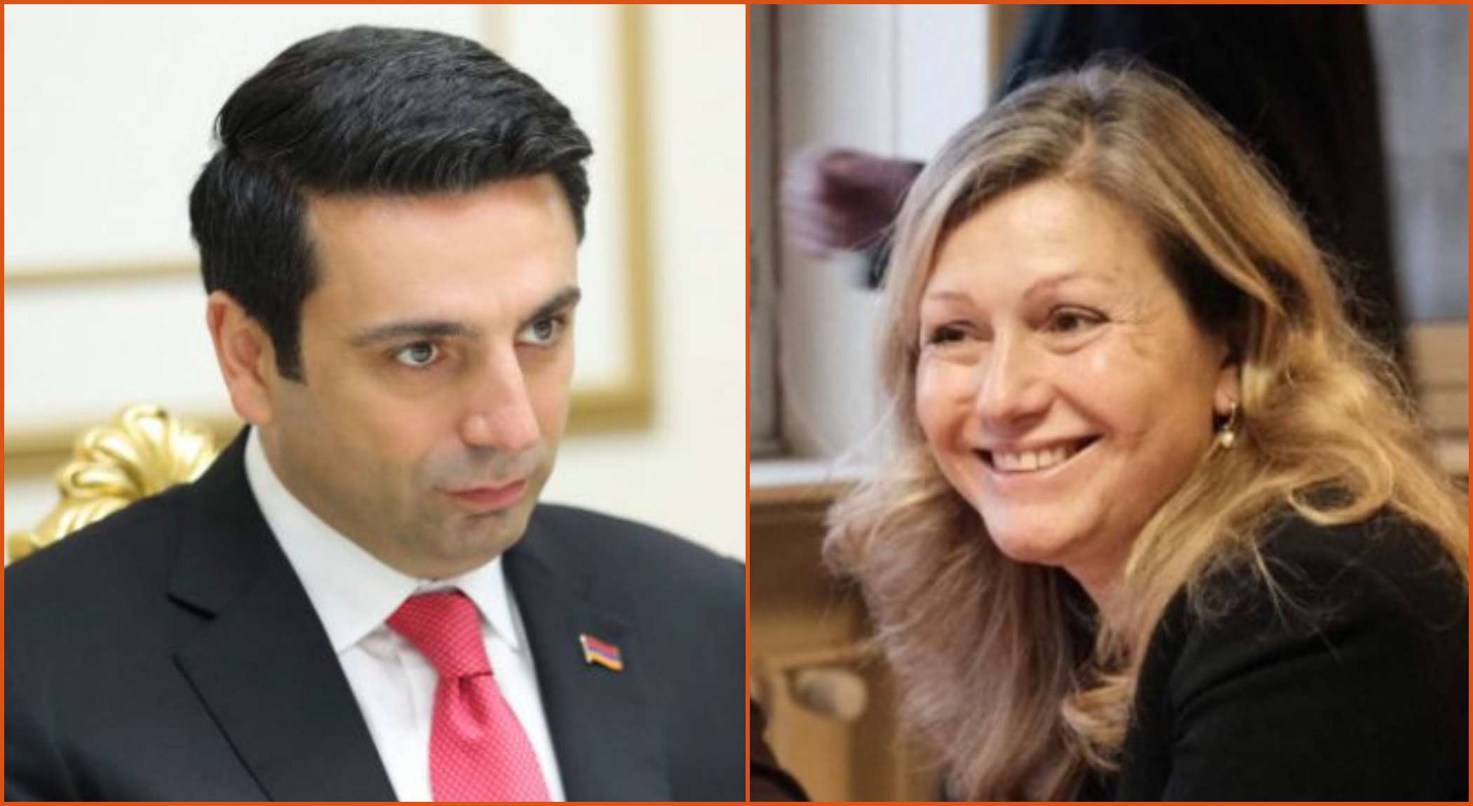 "We are waiting for you with great love," Alain Simonyan to the Speaker of the National Assembly of France