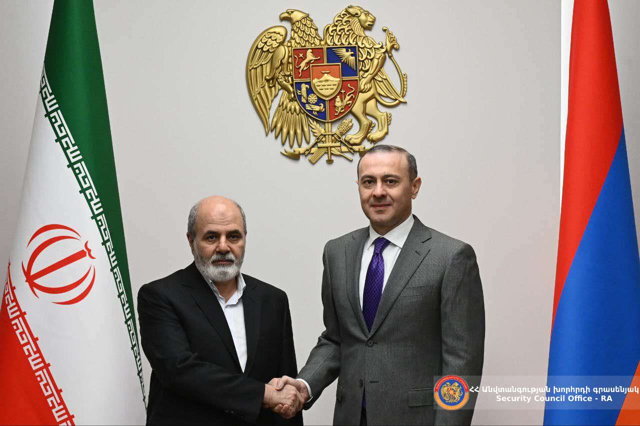 The Secretary of the Security Council of Iran is in Armenia; ideas were exchanged on infrastructure development
