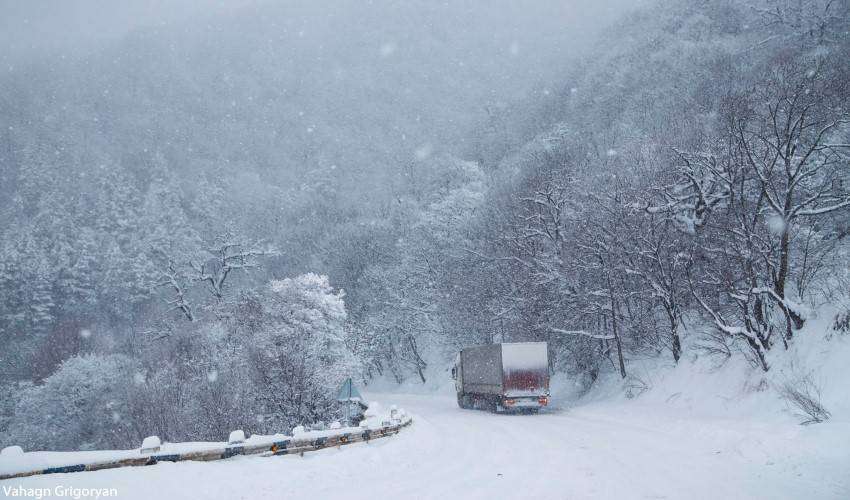 Դիլիջանի ոլորանները կցորդով  տրանսպորտային միջոցների համար փակ են