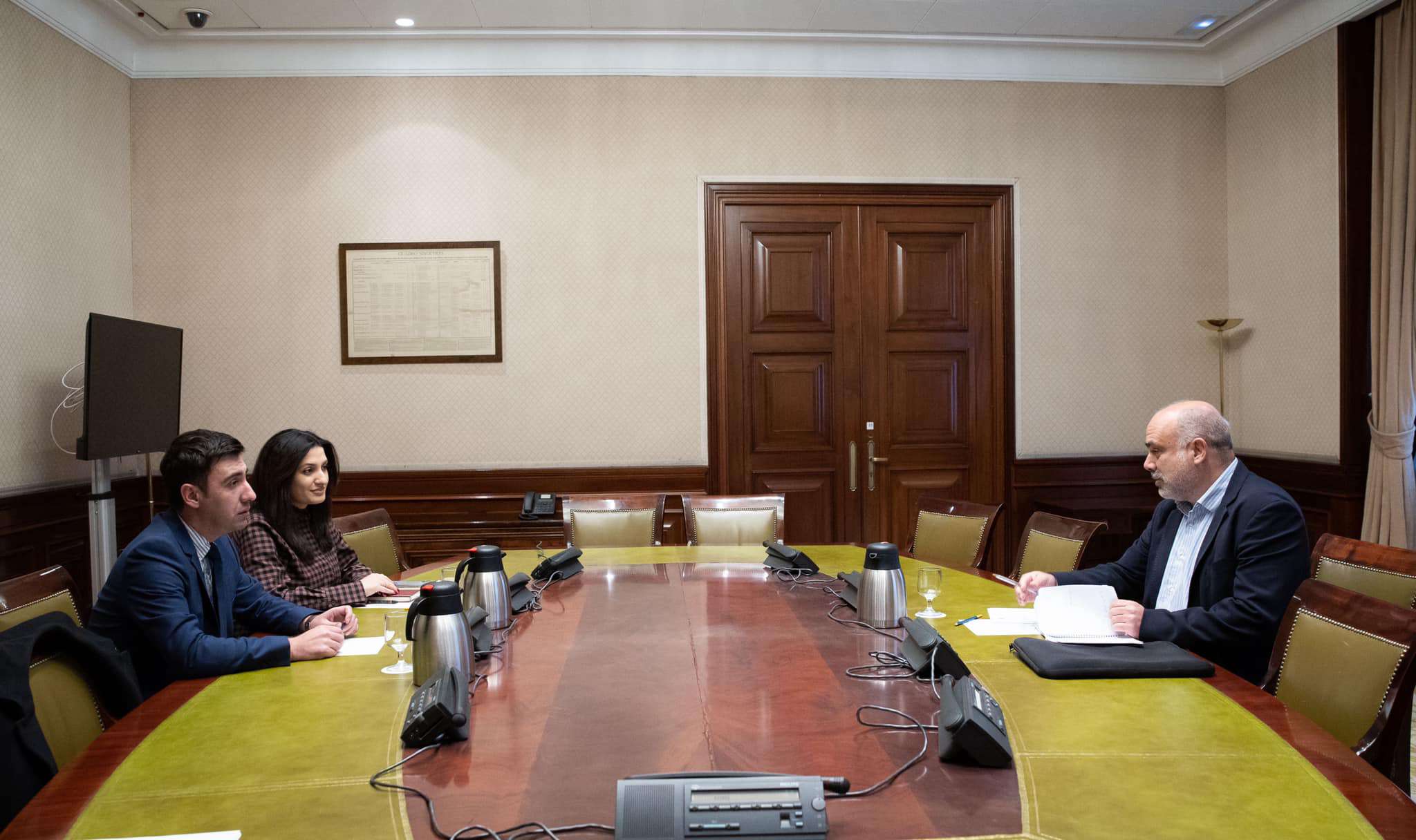 At the meeting with the chairman of the Spanish congress commission, the RA ambassador emphasized the need to open the Lachin corridor