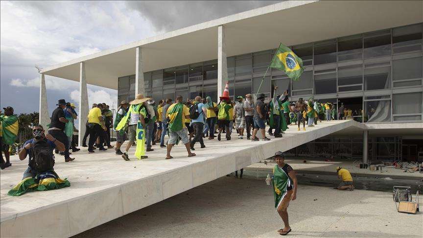 Brazil's president blamed the police and military