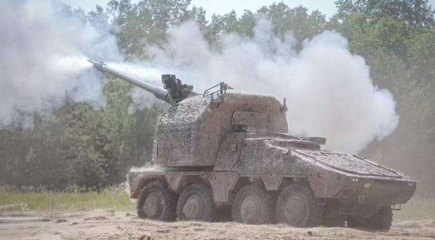 Germany handed over the newest RH 155 howitzer to Ukraine. Stuttgarter Zeitung