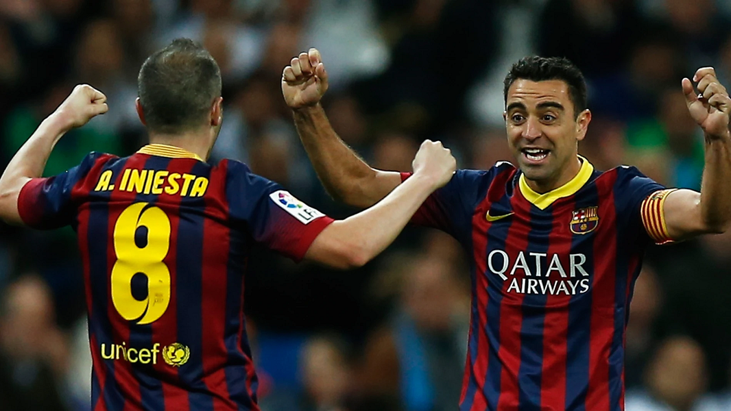 Xavi and Iniesta congratulated "Barcelona"