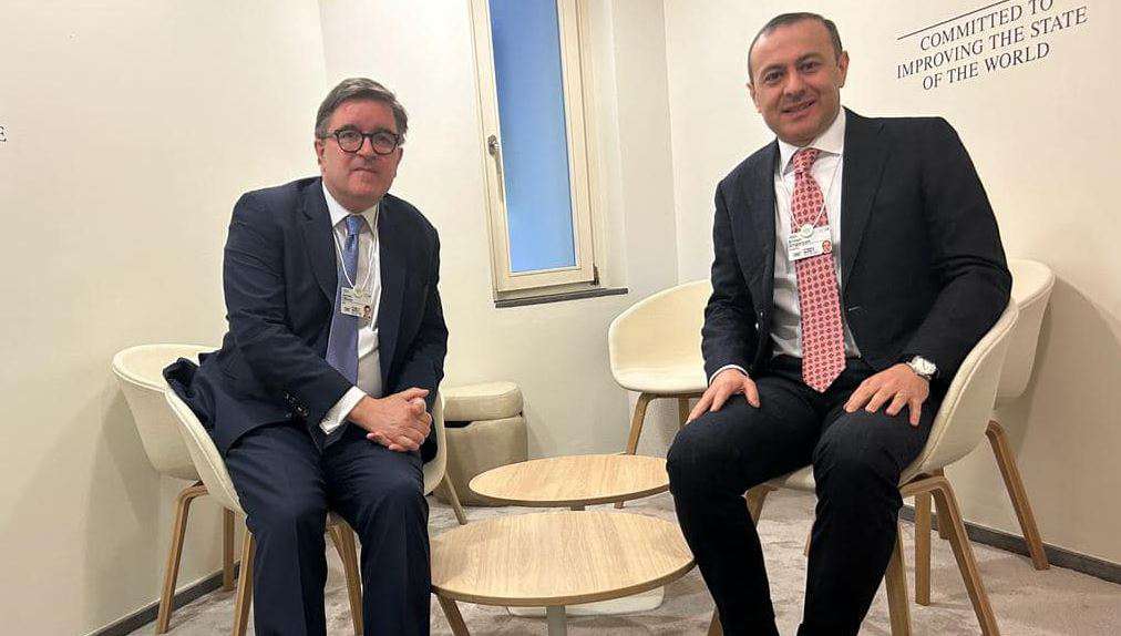 Armen Grigoryan and James O'Brien had a bilateral meeting in Davos