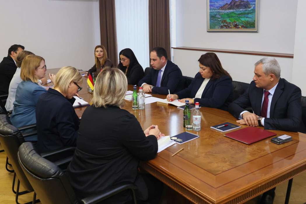 Khudatyan received the German ambassador
