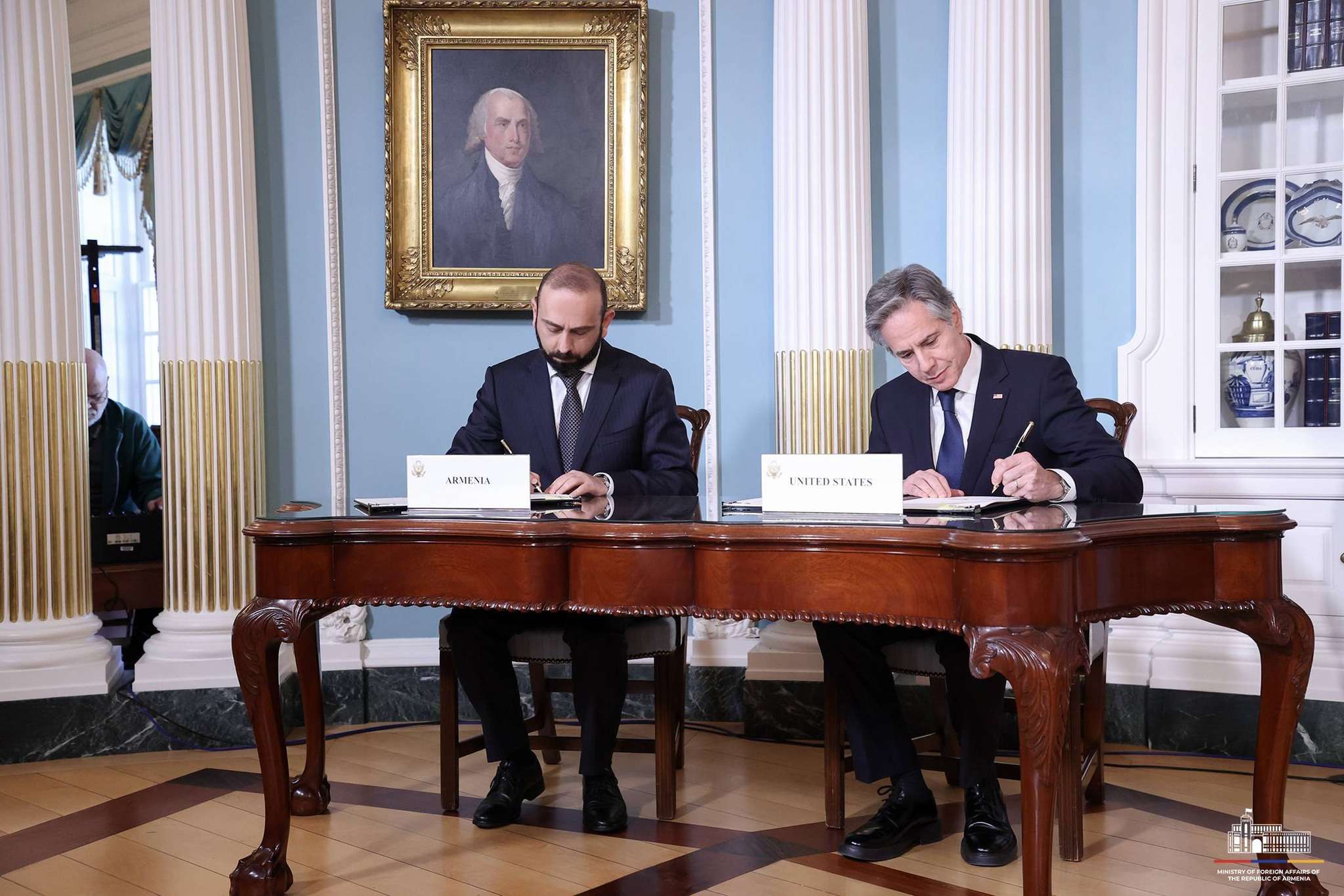 Who worked on the Armenia-US strategic cooperation charter?