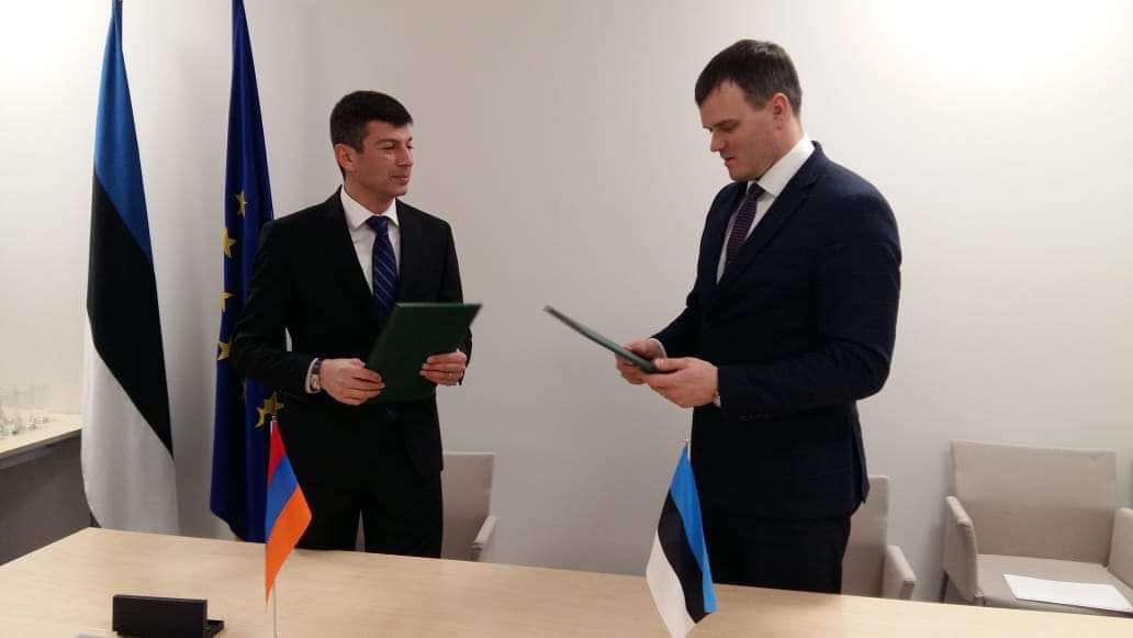 Հայաստանի և Էստոնիայի ՇՄ նախարարություների միջև հուշագիր է ստորագրվել