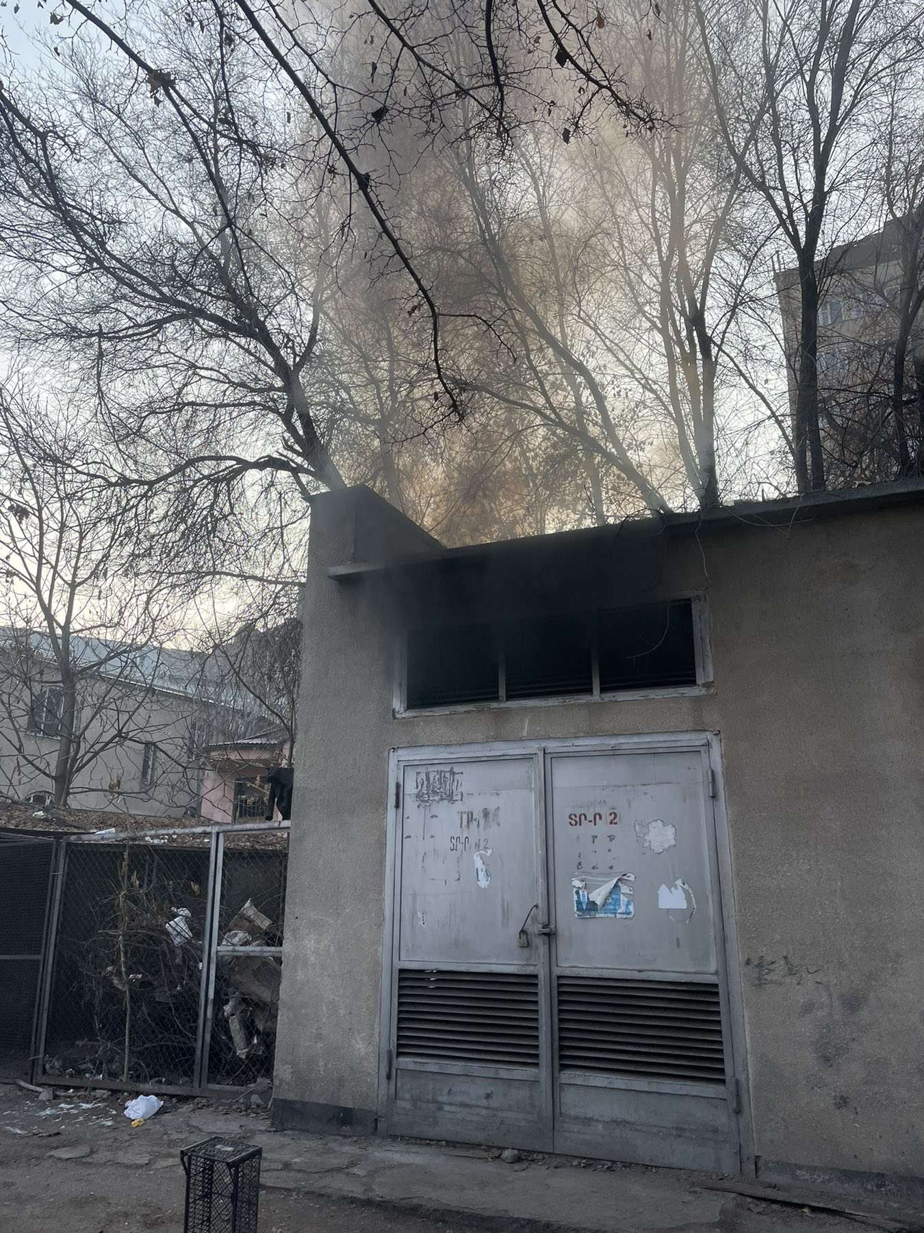 Հրդեհ էլեկտրական ենթակայանում