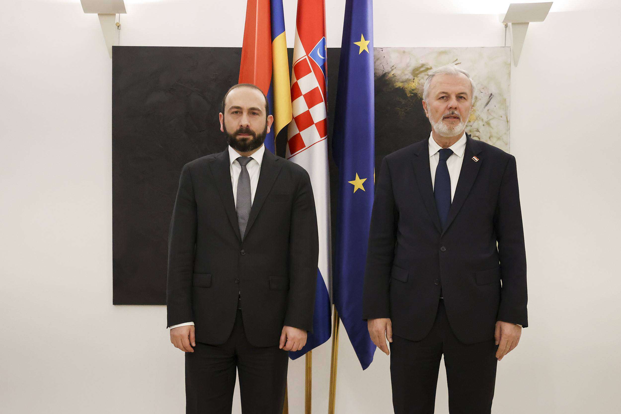 "Aggressive rhetoric from Azerbaijan does not indicate mutual commitment." Mirzoyan to Sanader