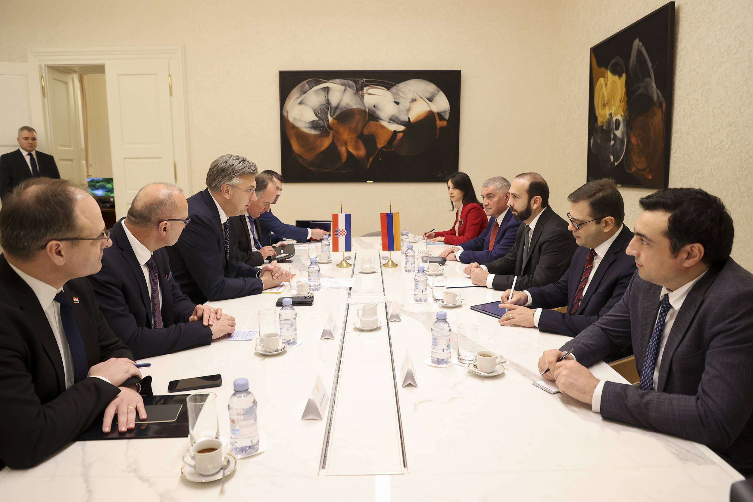 Mizoyan met with the Prime Minister of Croatia