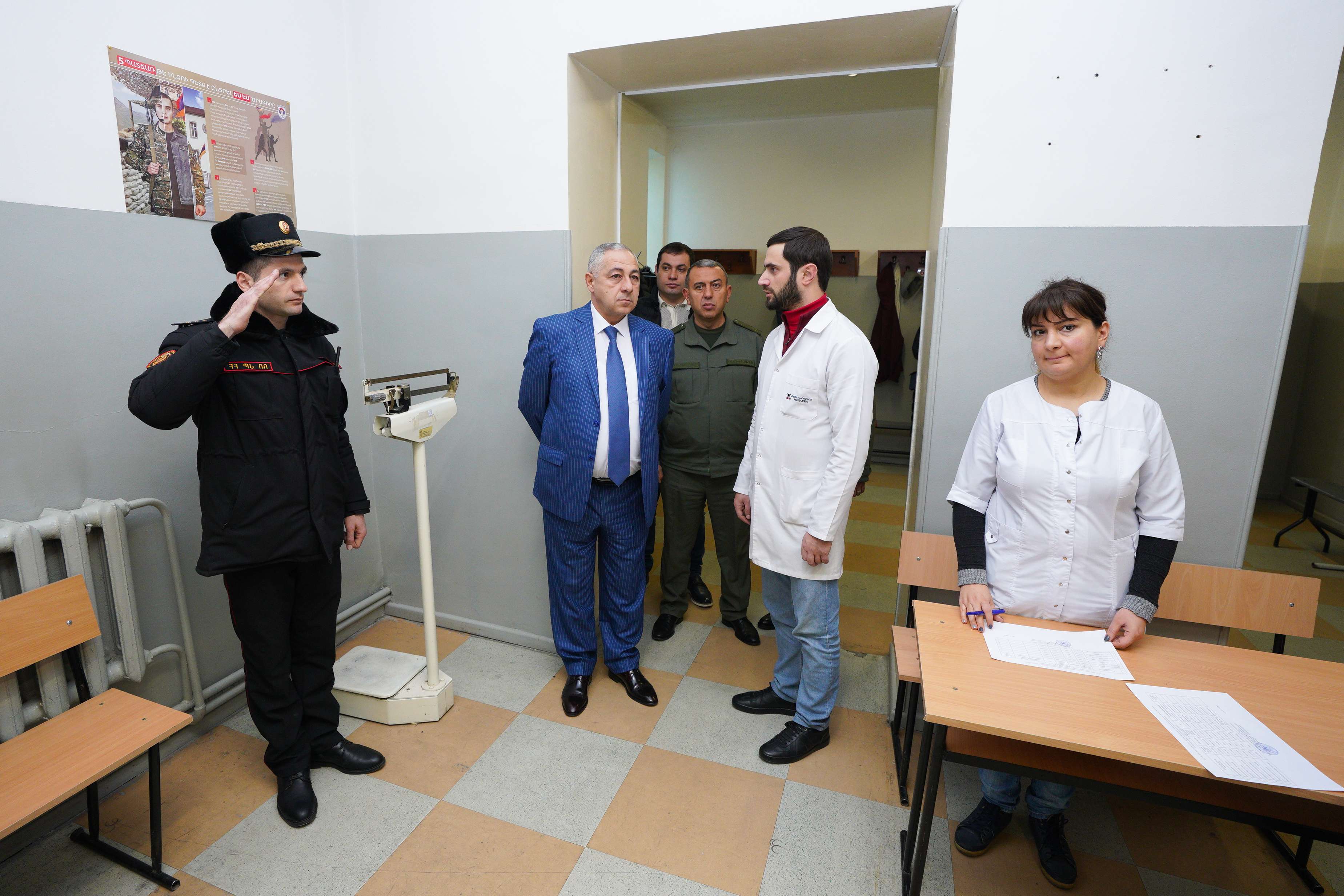 Զինդատախազն այցելել է ՊՆ հանրապետական կենտրոնական հավաքակայան