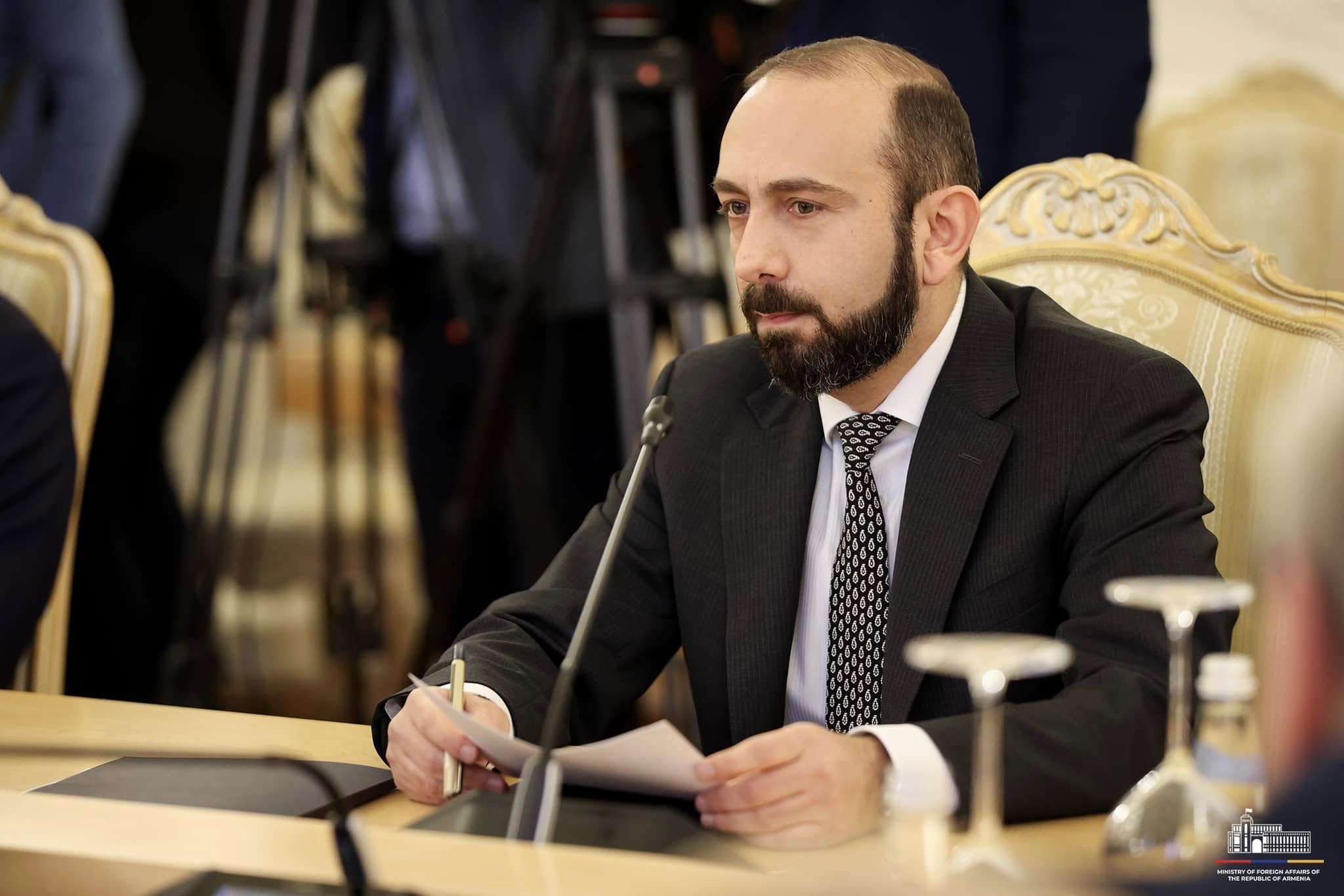 "We intend to continue this tradition." Ararat Mirzoyan to Lavrov