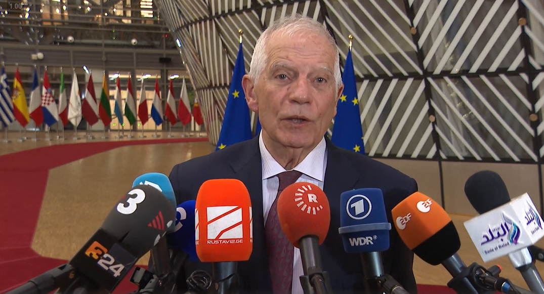 "EU aid to Ukraine will be stronger and more than ever." Borell