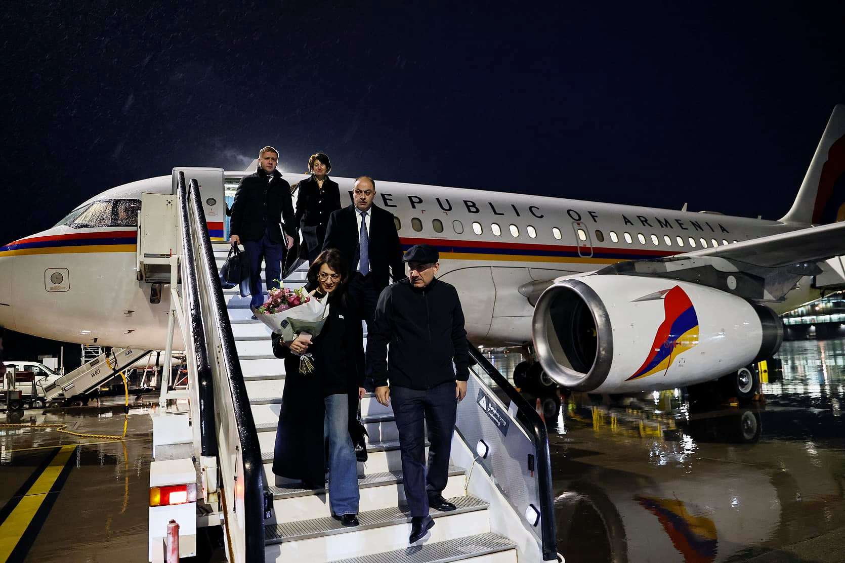 Nikol Pashinyan arrived in Davos
