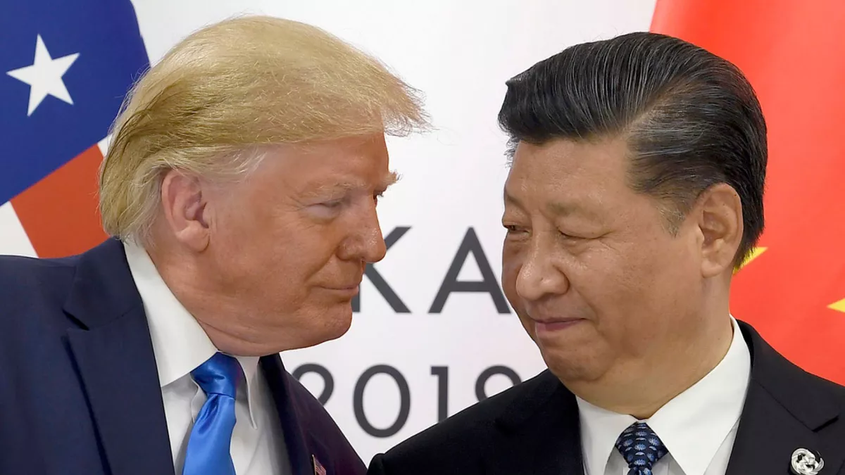 "We have a huge advantage over China." Trump