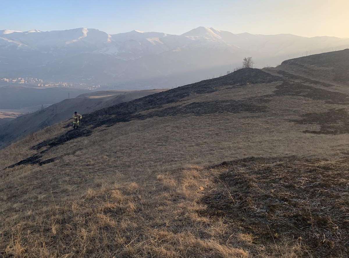 Հրդեհ Վանաձոր քաղաքի անտառամերձ հատվածում