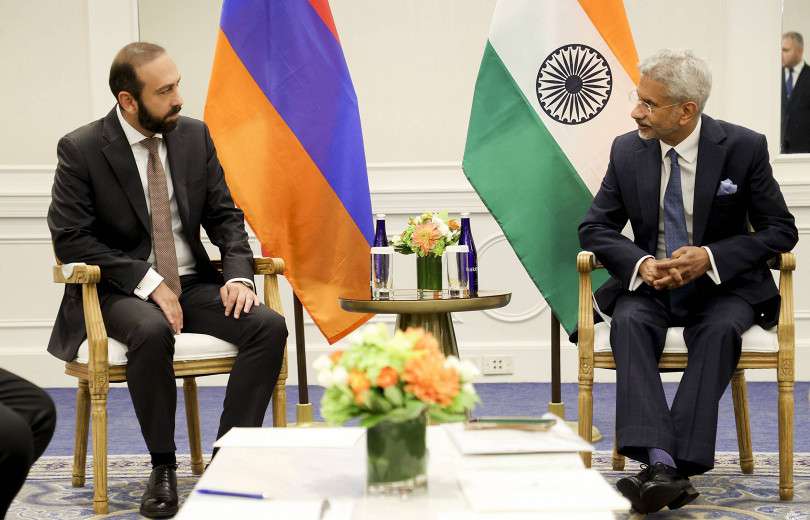 Mirzoyan congratulated his Indian counterpart