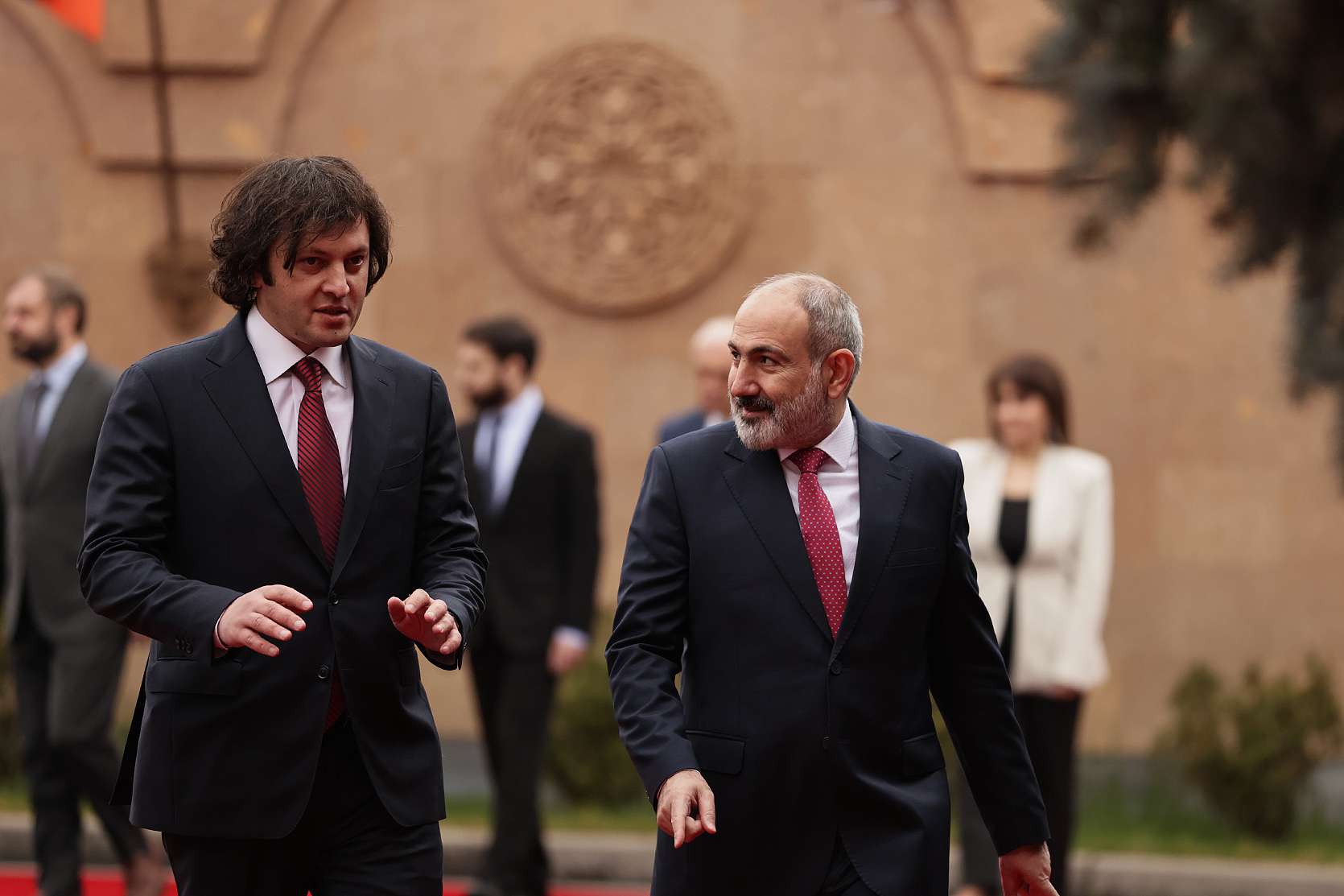 A delegation led by Irakli Kobakhidze arrived in Armenia