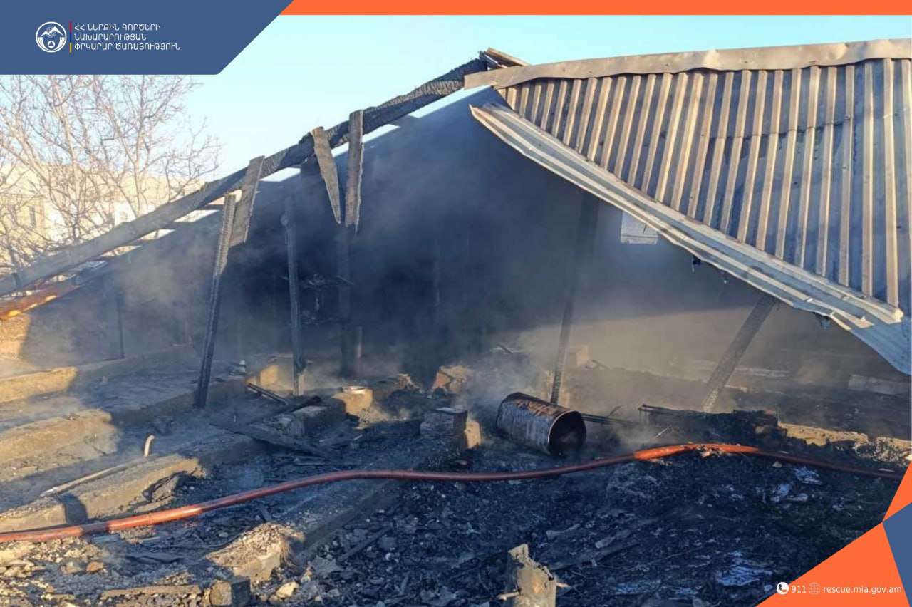 Վաղաշեն գյուղում տուն է այրվել