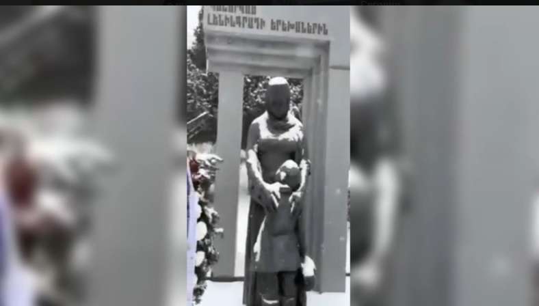 Երևանում պղծել են Լենինգրադի բլոկադայի ժամանակ զոհված երեխաներին նվիրված հուշարձանը