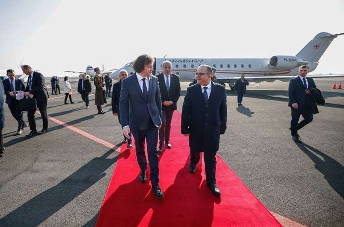 Վրաստանի վարչապետը ժամանել է Հայաստան