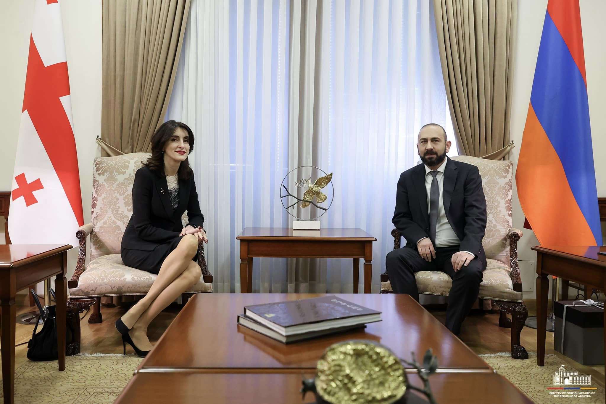 Mirzoyan's private meeting with the Georgian Foreign Minister has begun