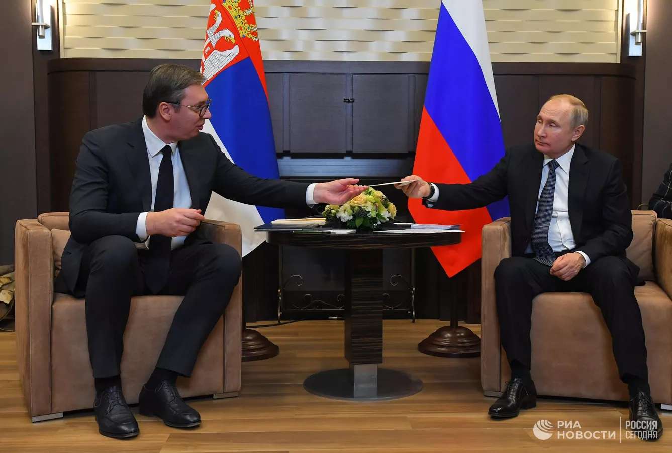 "I respect Putin, but I serve Serbia," Vucic