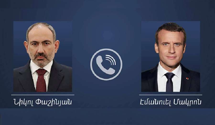 Pashinyan and Macron discussed the difficult humanitarian situation in Nagorno-Karabakh