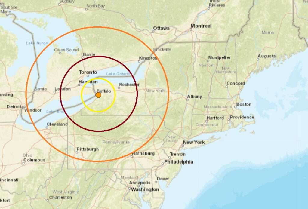 Earthquake in New York