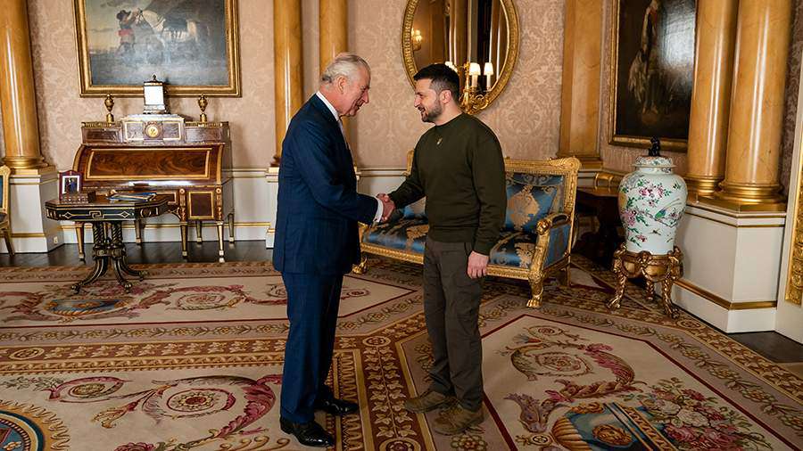 Charles III received Vladimir Zelensky