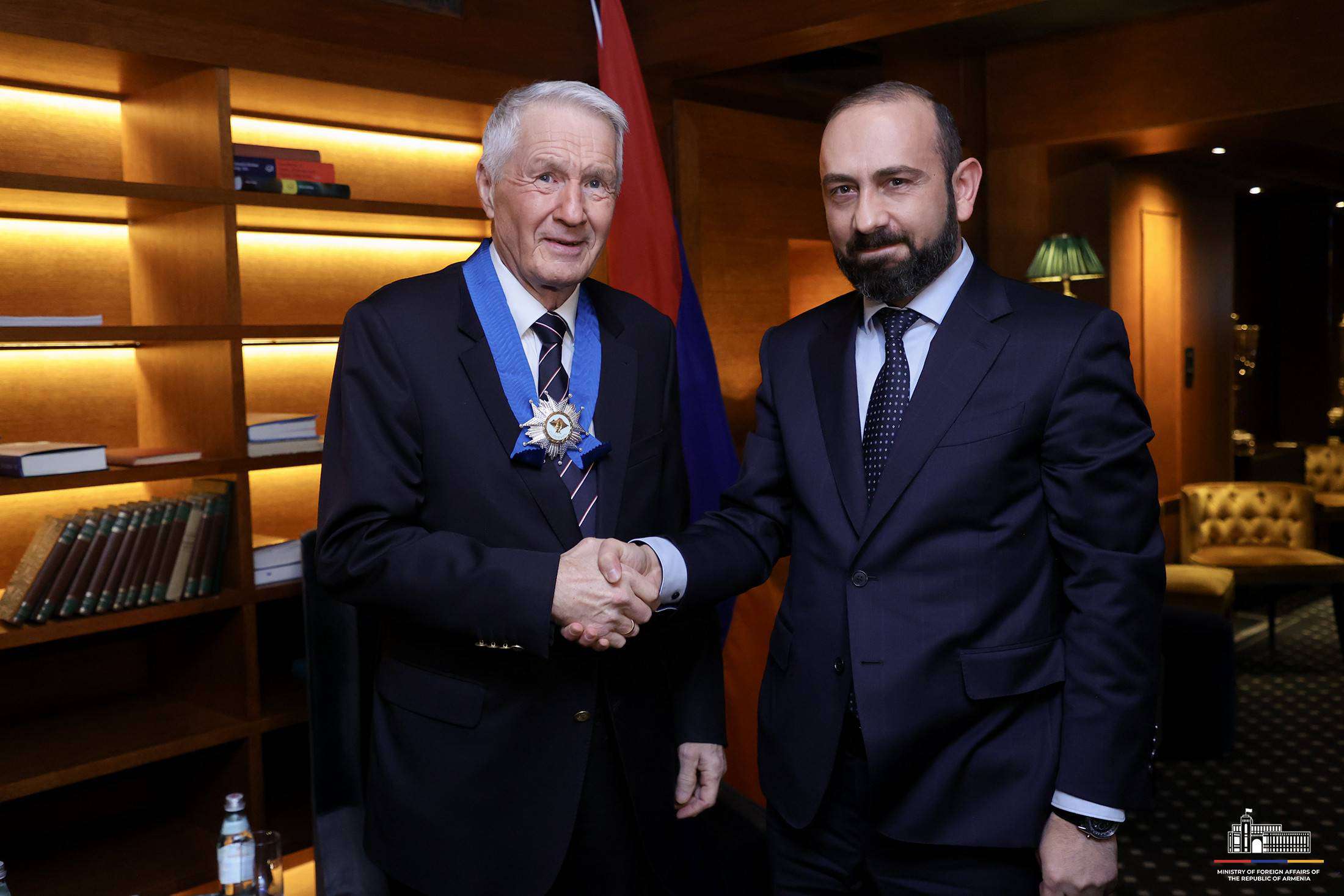 Միրզոյանը Թյորնբորն Յագլանդին պարգևատրել է ՀՀ Պատվո շքանշանով