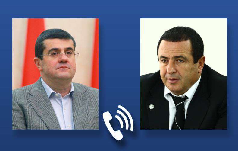 Արցախի նախագահը հեռախոսազրույց է ունեցել Գագիկ Ծառուկյանի հետ