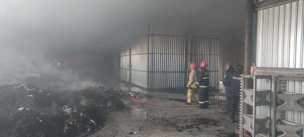 Հրդեհ՝ Մարալիկի կարի արտադրամասի բամբակի պահեստում