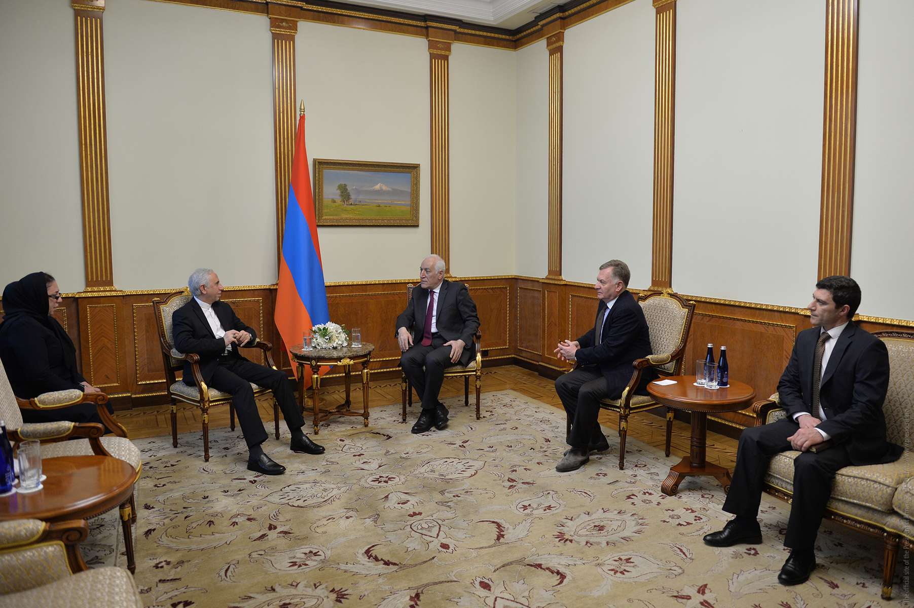 Vahagn Khachaturyan received the Iranian ambassador