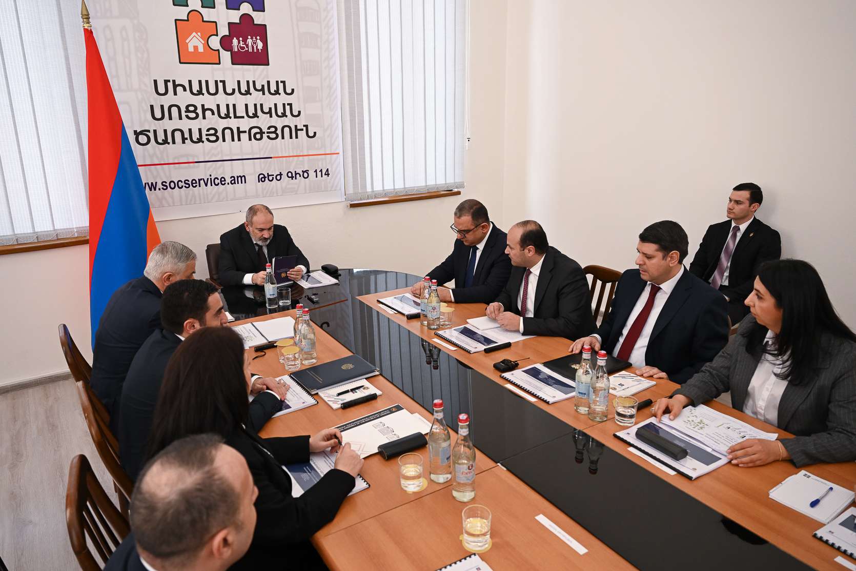 Վարչապետին է ներկայացվել Միասնական սոցիալական ծառայության 2023 թ. գործունեության հաշվետվությունը