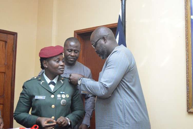 A woman will head the Ministry of Defense of Liberia