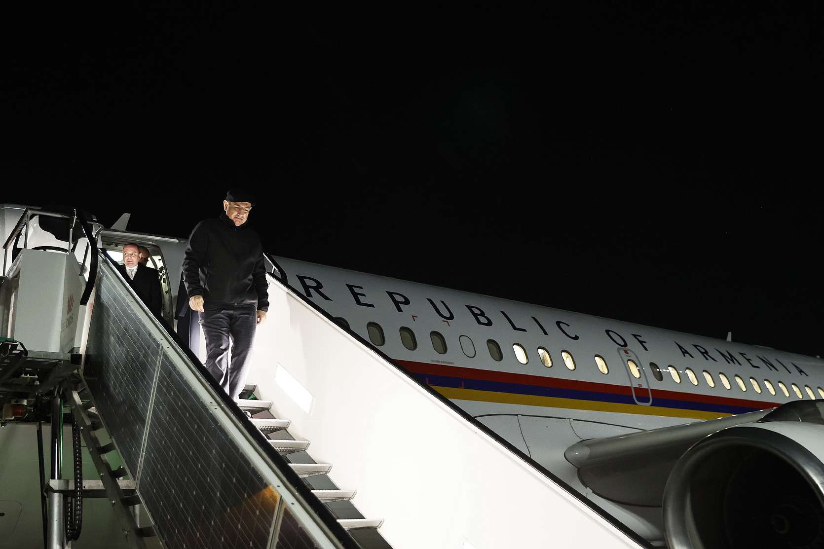The Prime Minister arrived in Munich