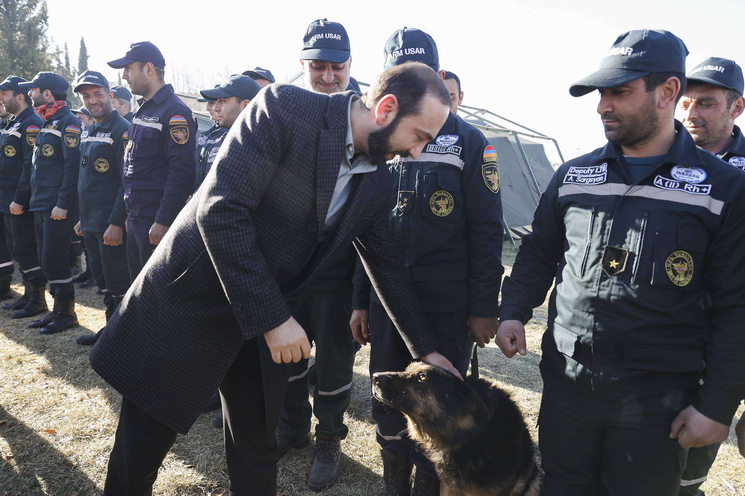Mirzoyan was presented with the work done by Armenian rescuers in Turkey