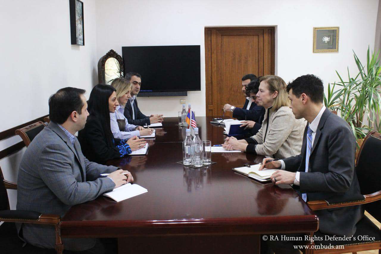 Anahit Manasyan received the delegation led by the US ambassador