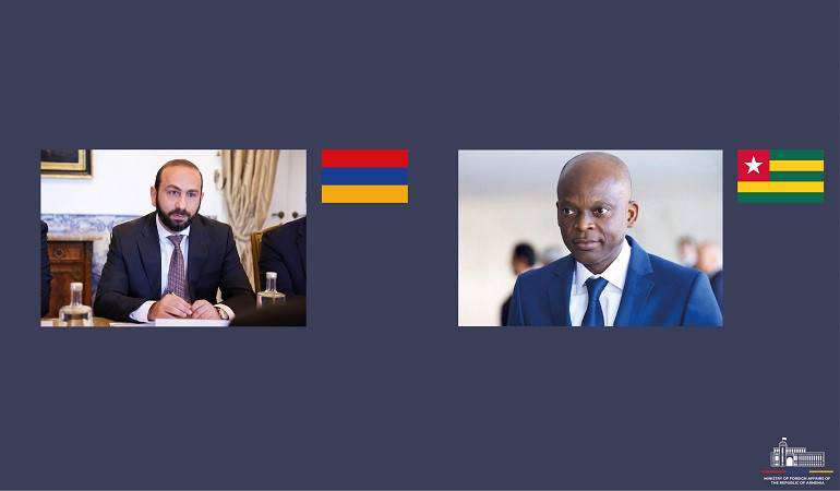 The Foreign Ministers of Armenia and Togo discussed cooperation issues