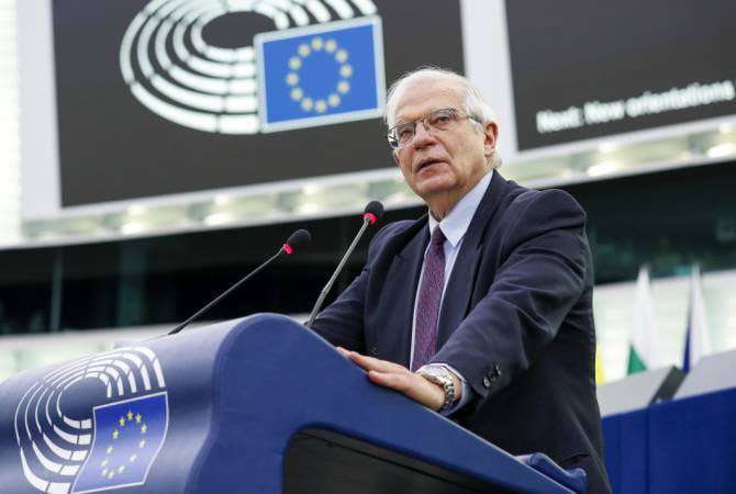 "The EU allocated 27 million euros to support the victims of the conflict;"Borel