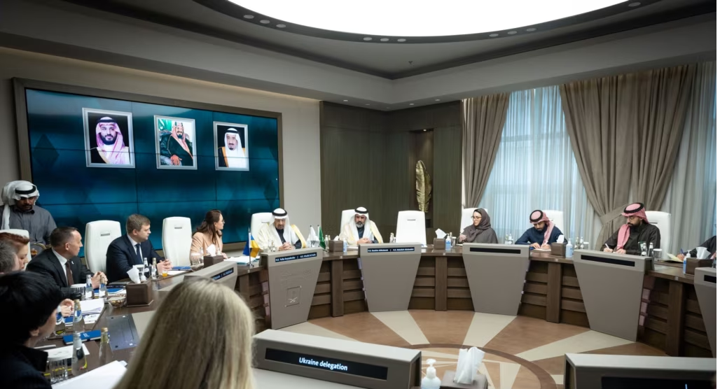 Ukrainian delegation arrives in Riyadh