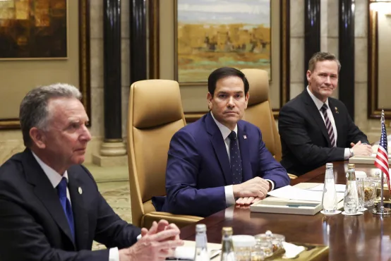 "The EU will be involved in this process at some point. No one will be left out." Rubio